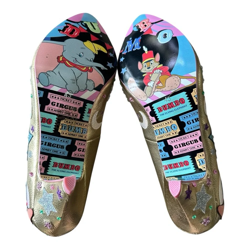 Rare Irregular Choice Dumbo Golden Slumber Collectors Heels - Picture 7 of 7